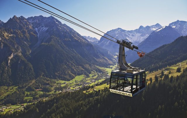 Panoramabahn Brandnertal im Herbst